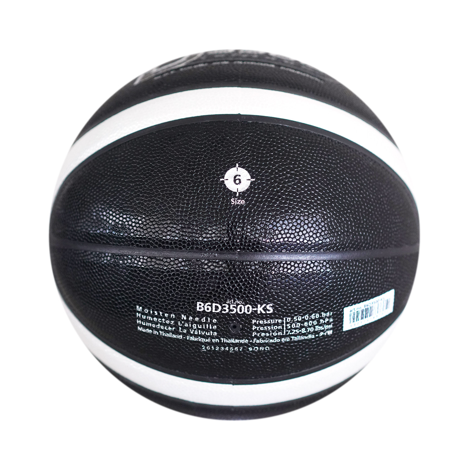 MOLTEN B6D3500-KS BASKETBALL SIZE 6, , large image number null
