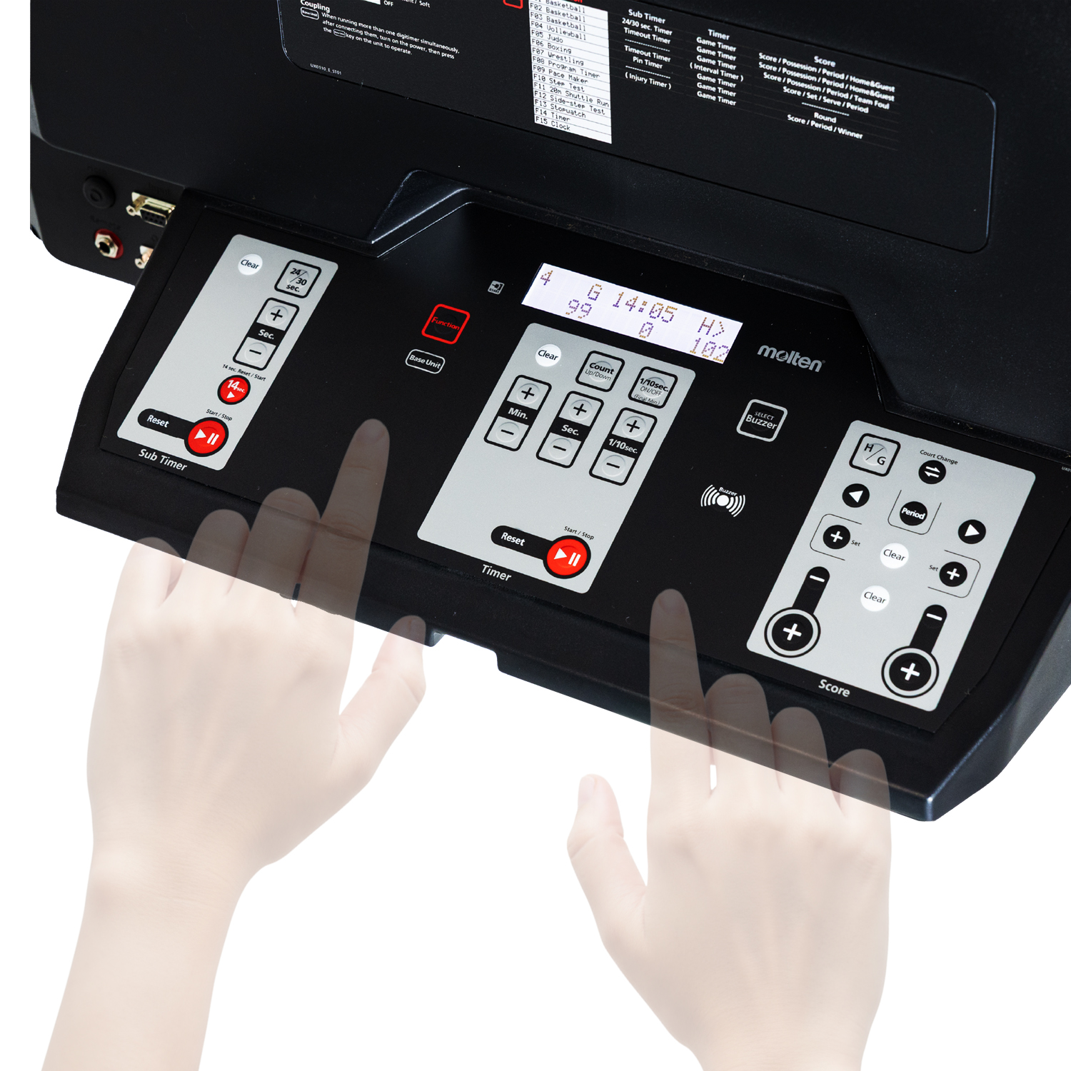 MOLTEN MULTI-FUNCTION TABLETOP DIGITAL SCOREBOARD, , large image number null
