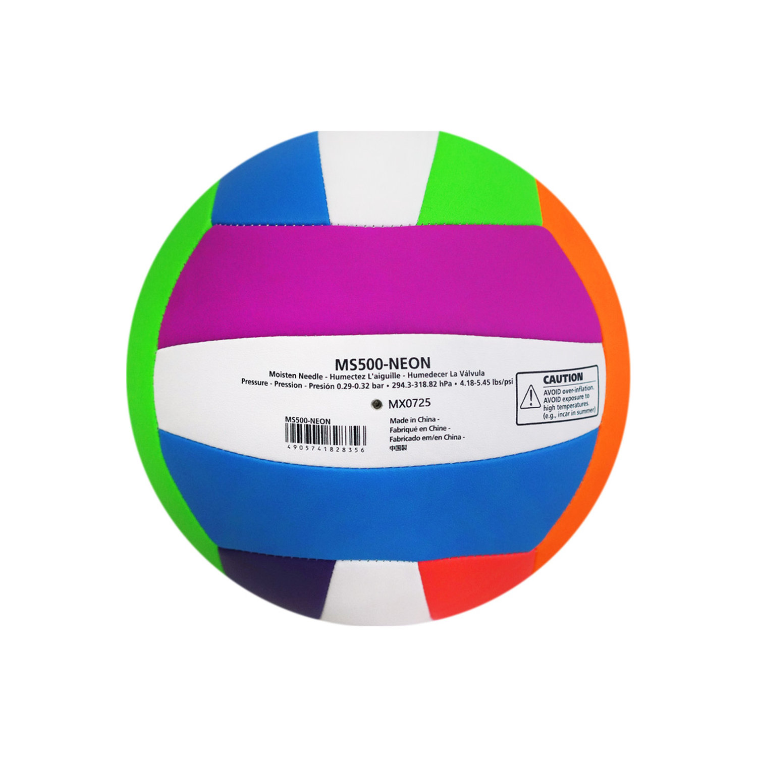 MOLTEN MS500-NEON VOLLEYBALL SIZE 5, , large image number null