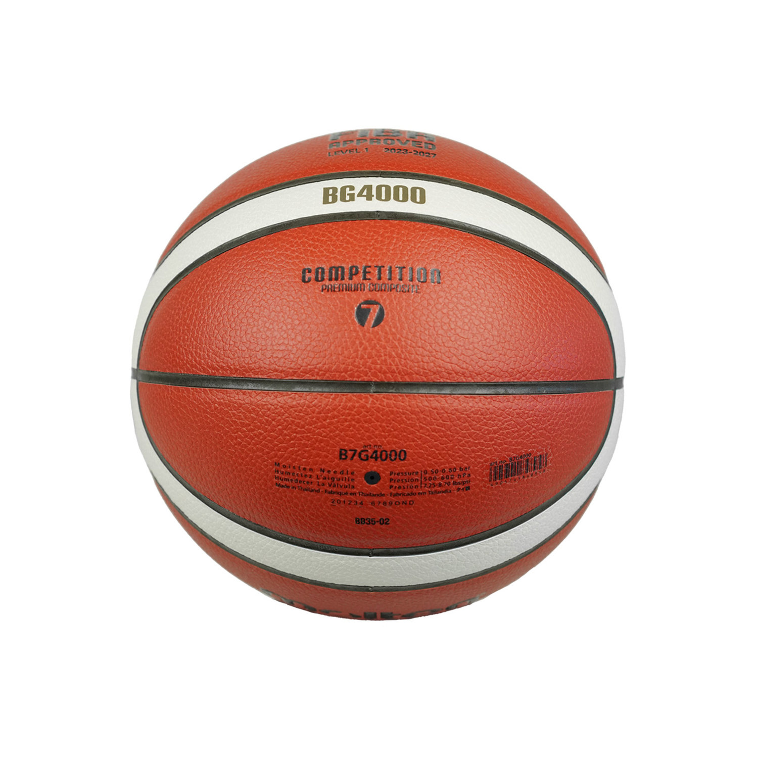 MOLTEN B7G4000 BASKETBALL SIZE 7, , large image number null