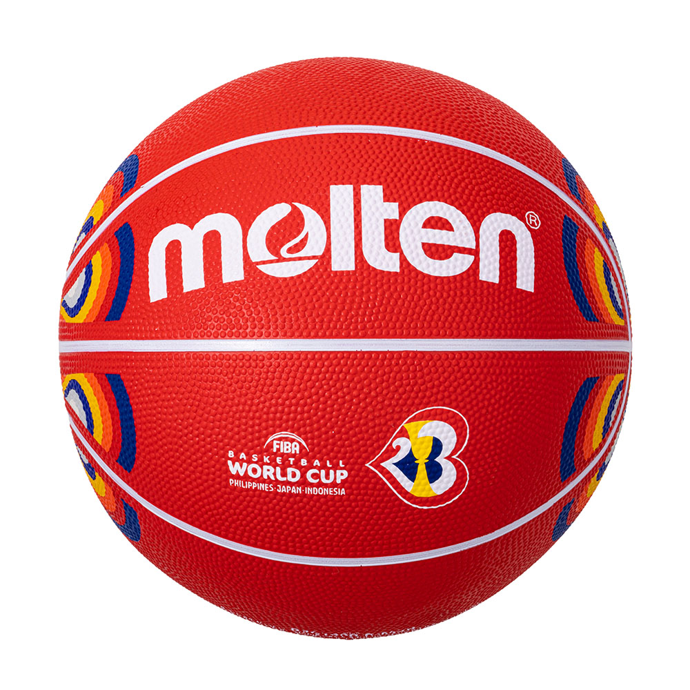 MOLTEN B7C1600-R OFFICIAL BALL FOR FIBA WORLD CUP 2023 SIZE 7 (RED)