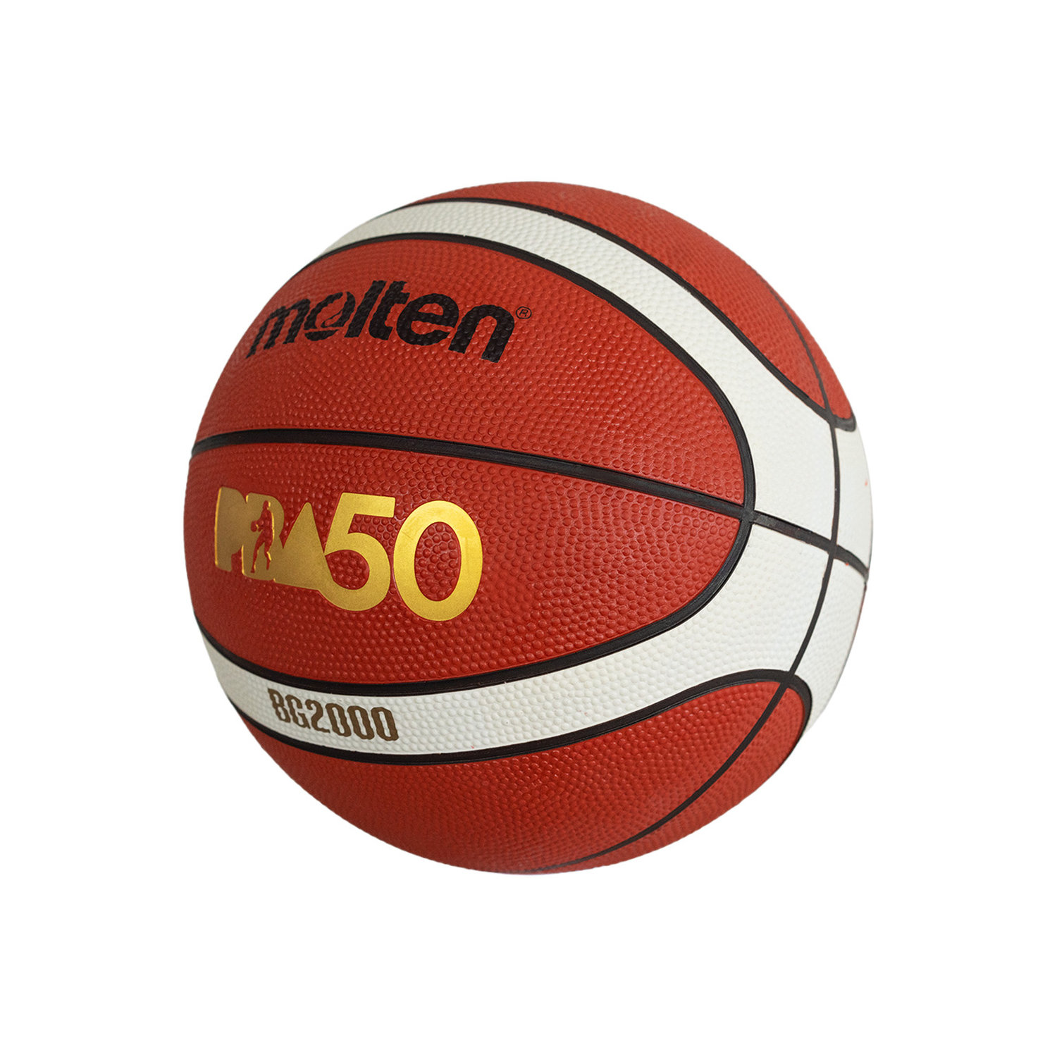 MOLTEN B7G2000-PBA 50TH ANNIVERSARY RUBBER BASKETBALL, , large image number null
