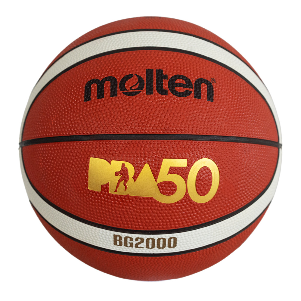 MOLTEN B7G2000-PBA 50TH ANNIVERSARY RUBBER BASKETBALL
