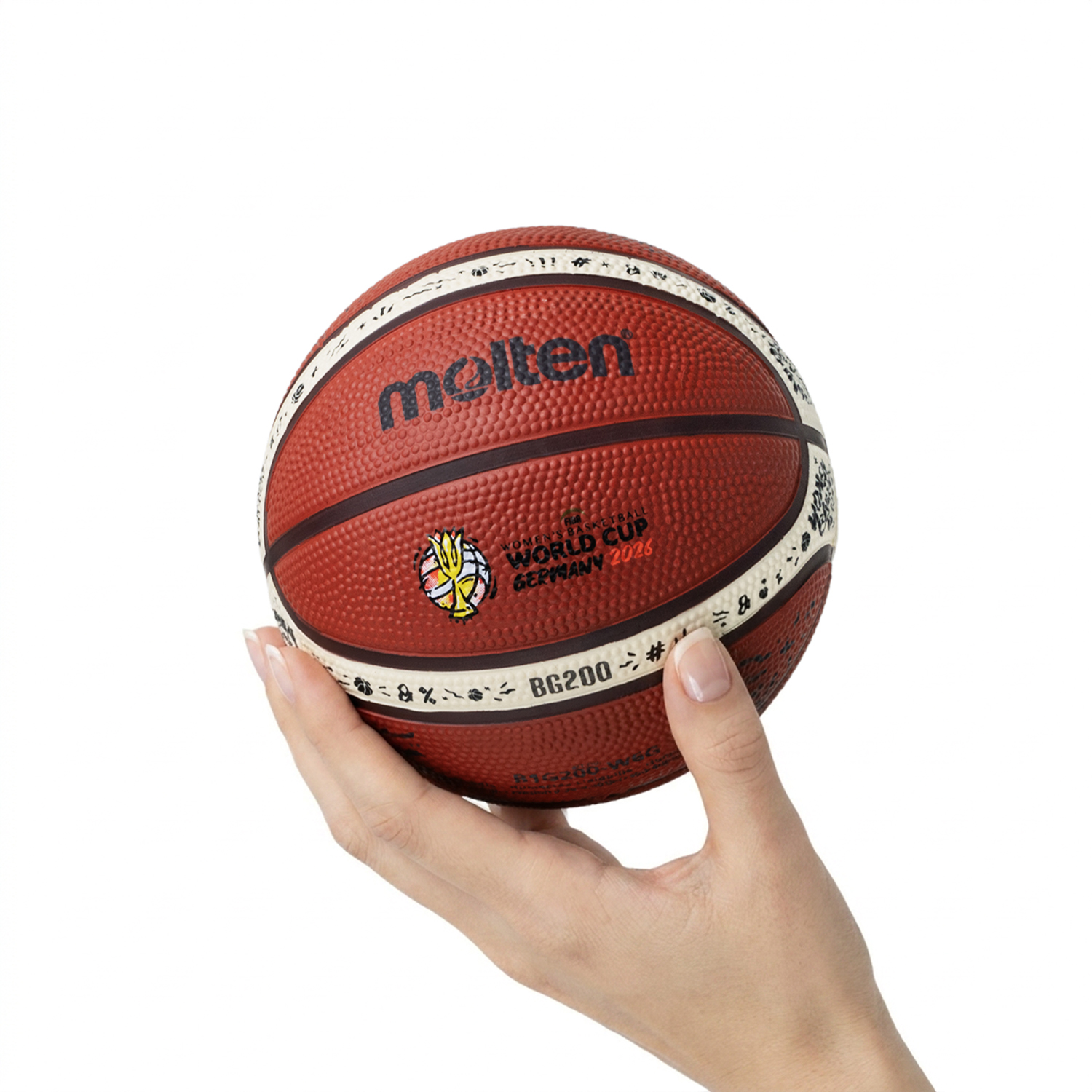 B1G200-W6G Mini Basketball Size 1, , large image number null