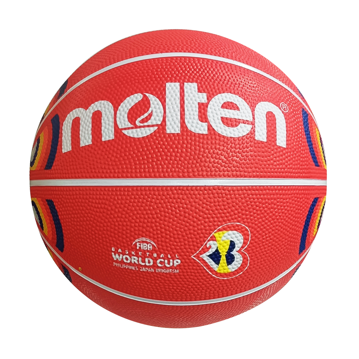 B7C1600 OFFICIAL BALL FOR FIBA WORLD CUP 2023, red, swatch